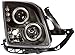 Spec-D Tuning LHP-FUS06JM-TM Ford Fusion Dual Halo Led Projector Head Lights