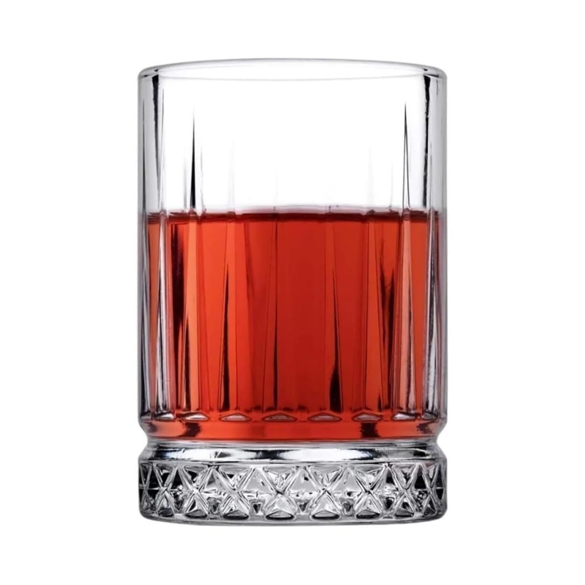 6 Adet Cam Tekila Bardağı - 60 ML Kristal Desenli, Çok Amaçlı Kahve Yanı, Su ve Meşrubat İçin Tekila Shot Bardağı