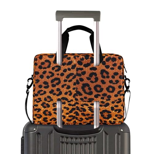 Funda para laptop 15.6'' con estampado leopardo naranja miniatura 4