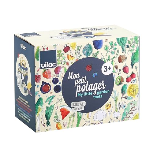 Vilac Set De Jardinage Mon Petit Potager 5 Pièces -Multicolore - Dès 3 Ans