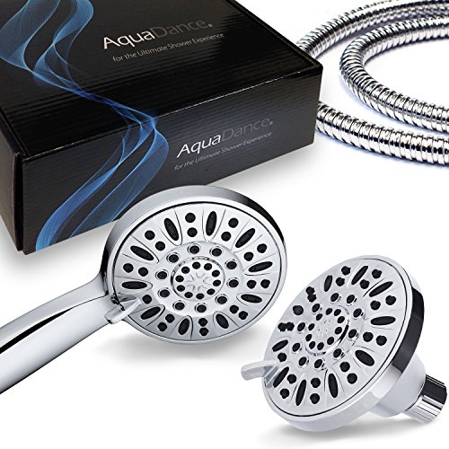 AquaDance Total Chrome Premium High Pressure 48-setting 3-Way Combo for The Best of Both Worlds – Enjoy Luxurious 6-setting Rain Shower Head and 6-Setting Hand Held Shower Separately or Together - Image 3