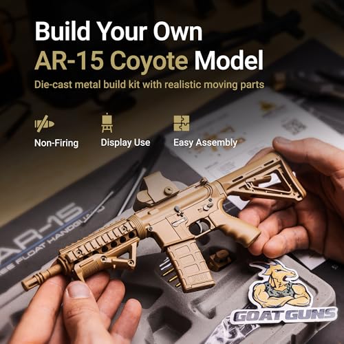 Miniatura GOAT GUNS AR-15 Coyote 1:3 Metal miniatura 2