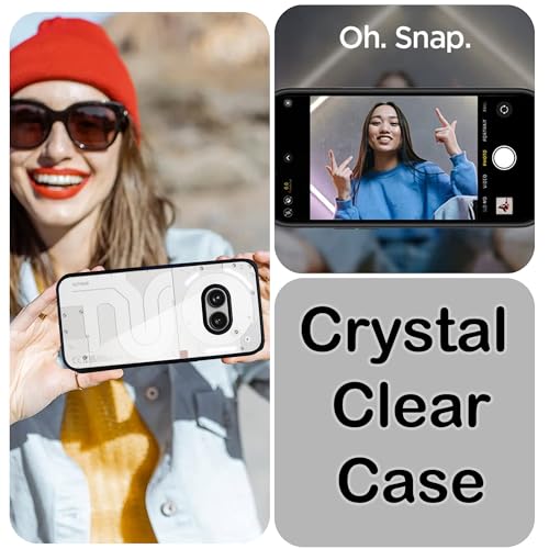 Image of Artistque Hard Clear Back Cover Case for Nothing Phone 2a Plus 5G | Shockproof TPU | Acrylic Armor | Stylish Protective Design - Transparent