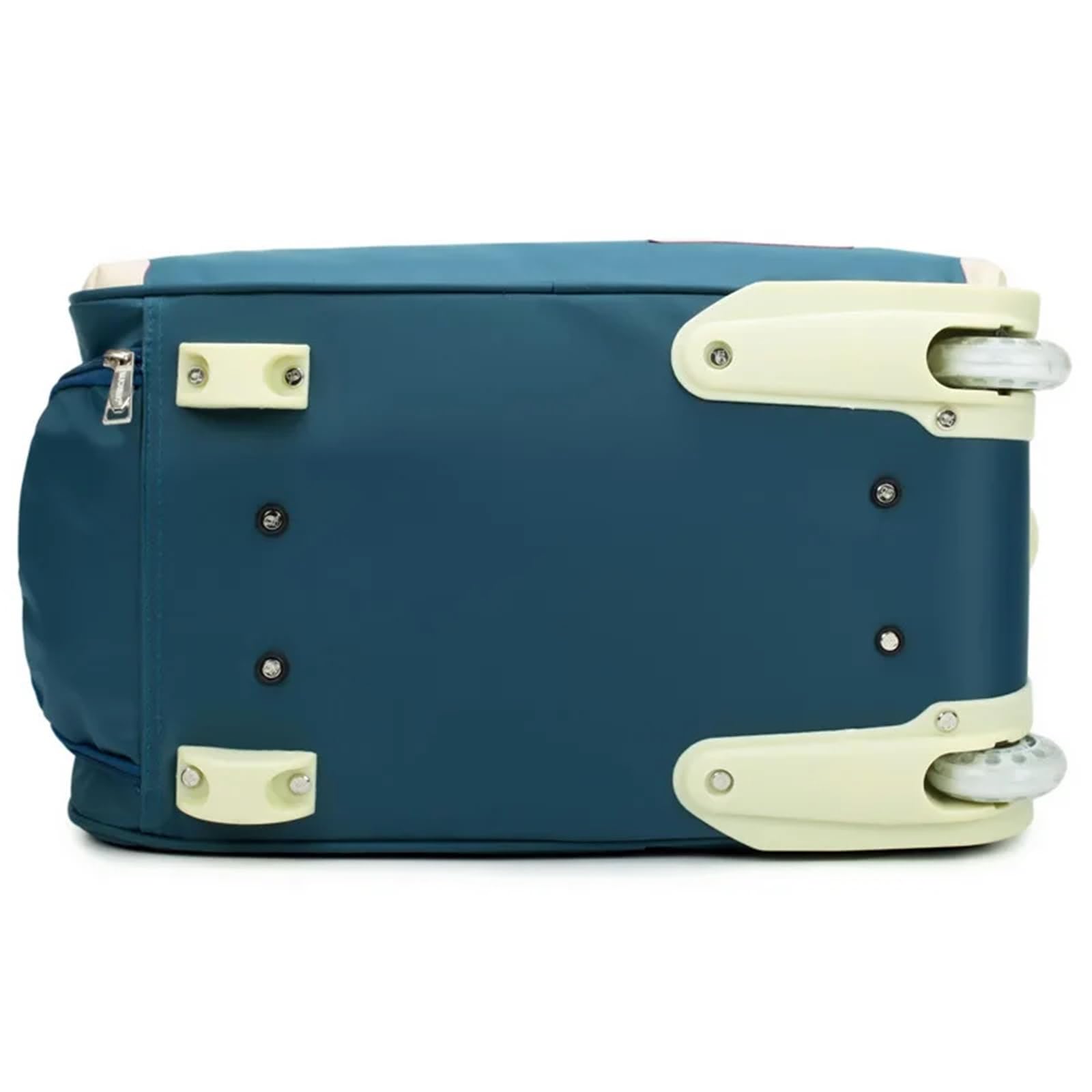 Borsone Con Ruote Valigia da viaggio con ruote Borsa Trolley Borse pieghevoli impermeabili donna for uomo Per Deposito Bagagli(Orange)