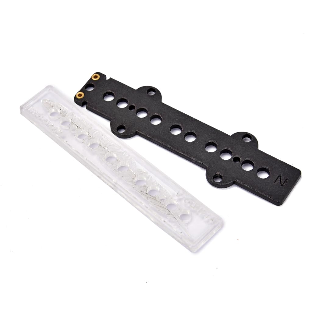 RuiJOTWAT A Set 2 Pcs 5 String Jb Style Electric Guitar Bass Pickup Slug Bobbins. - Bobbins Length 100.6Mm