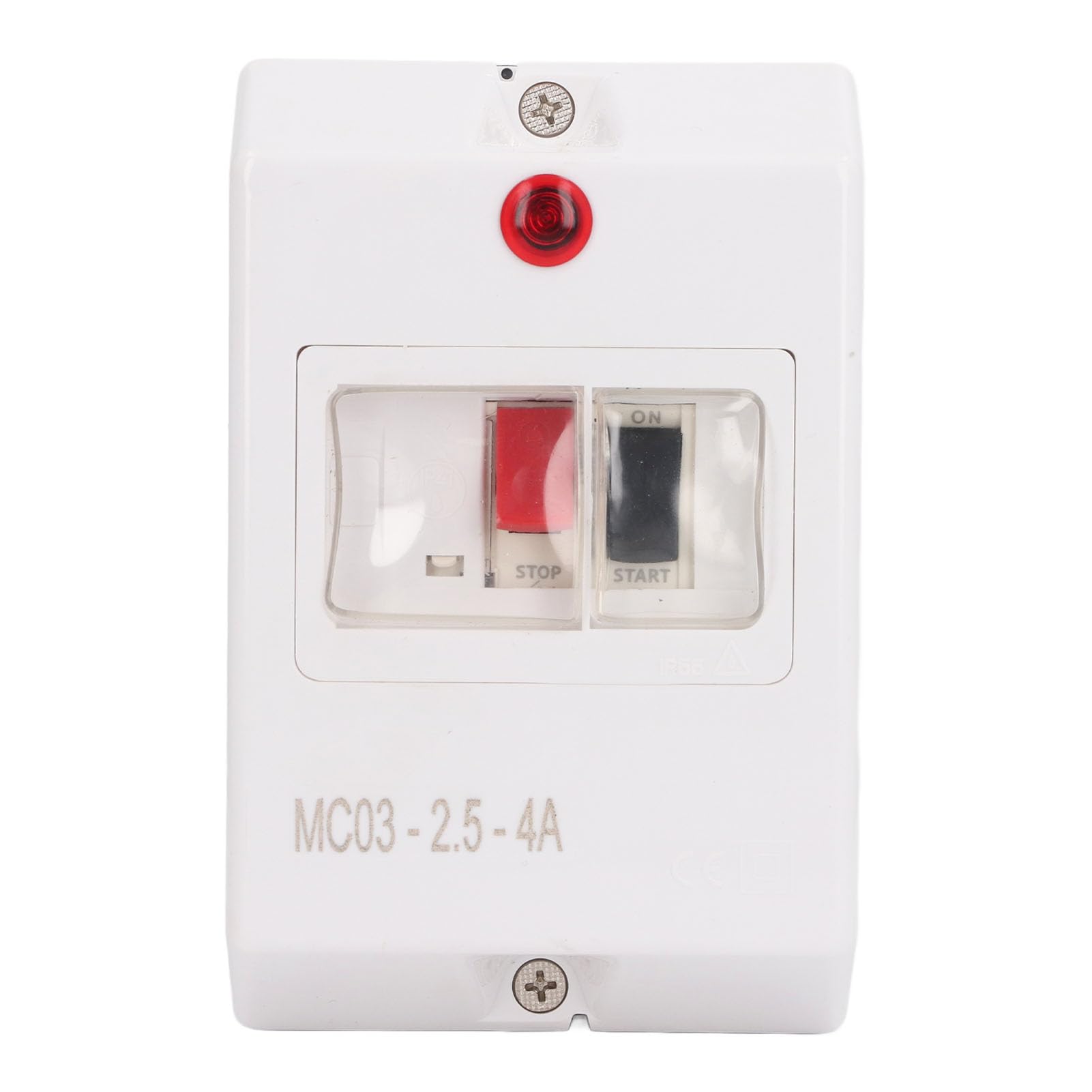 Disyuntor de motor de corriente ajustable de 2,5 a 4 A, protector de motor de respuesta rápida, protector de sobrecarga para dispositivo de motor doméstico industrial