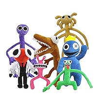 GRPSEX 2022 New Horror Game Rainbow Friends Plush, 7 Pcs Rainbow