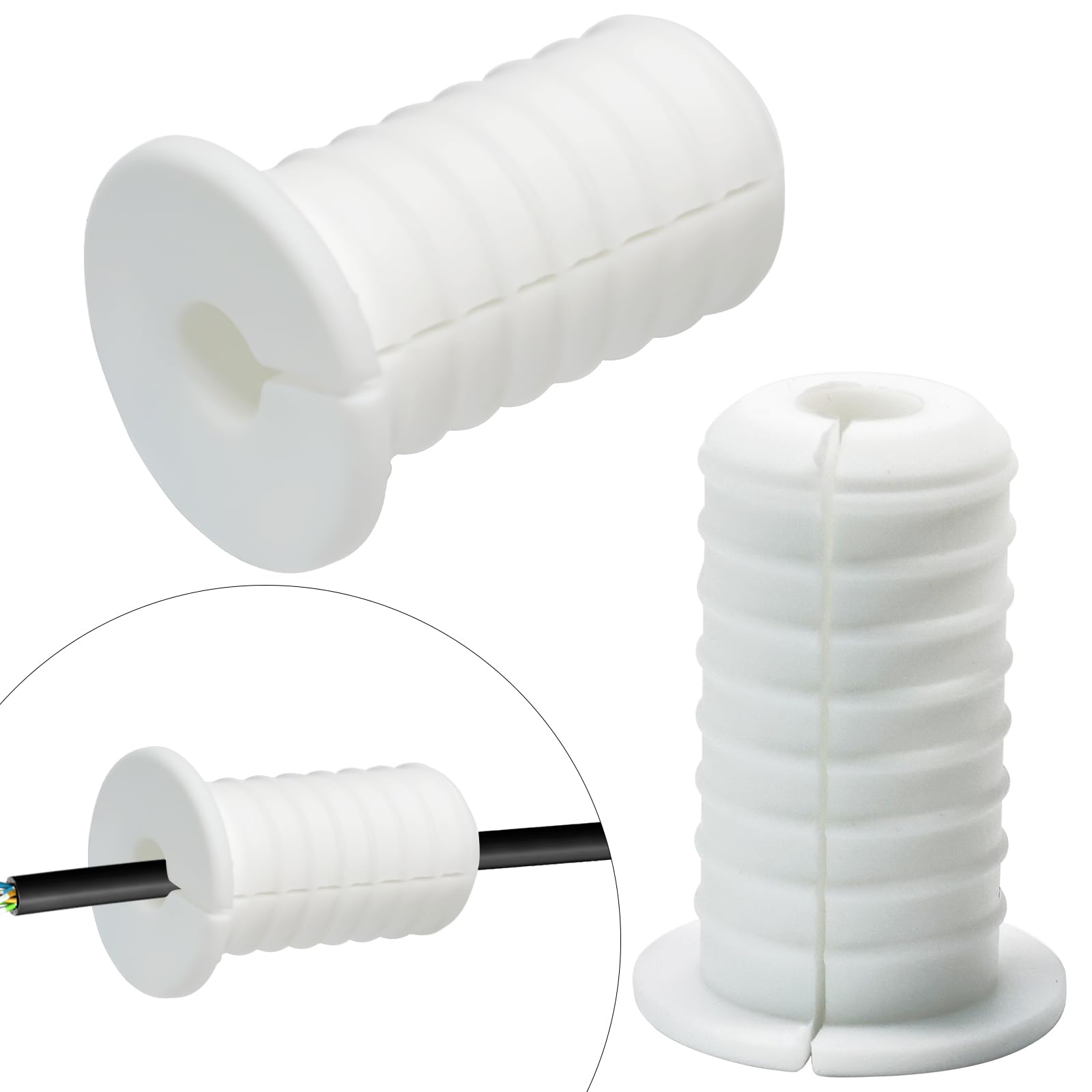EASYEAH 2pc Starlink Cable Grommet 3/4