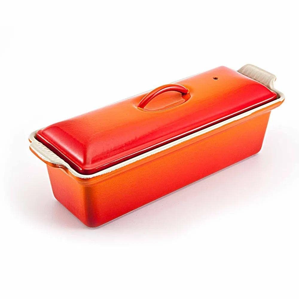 Le Creuset - Plat aux four + Terrine (2) - Fonte émaillé