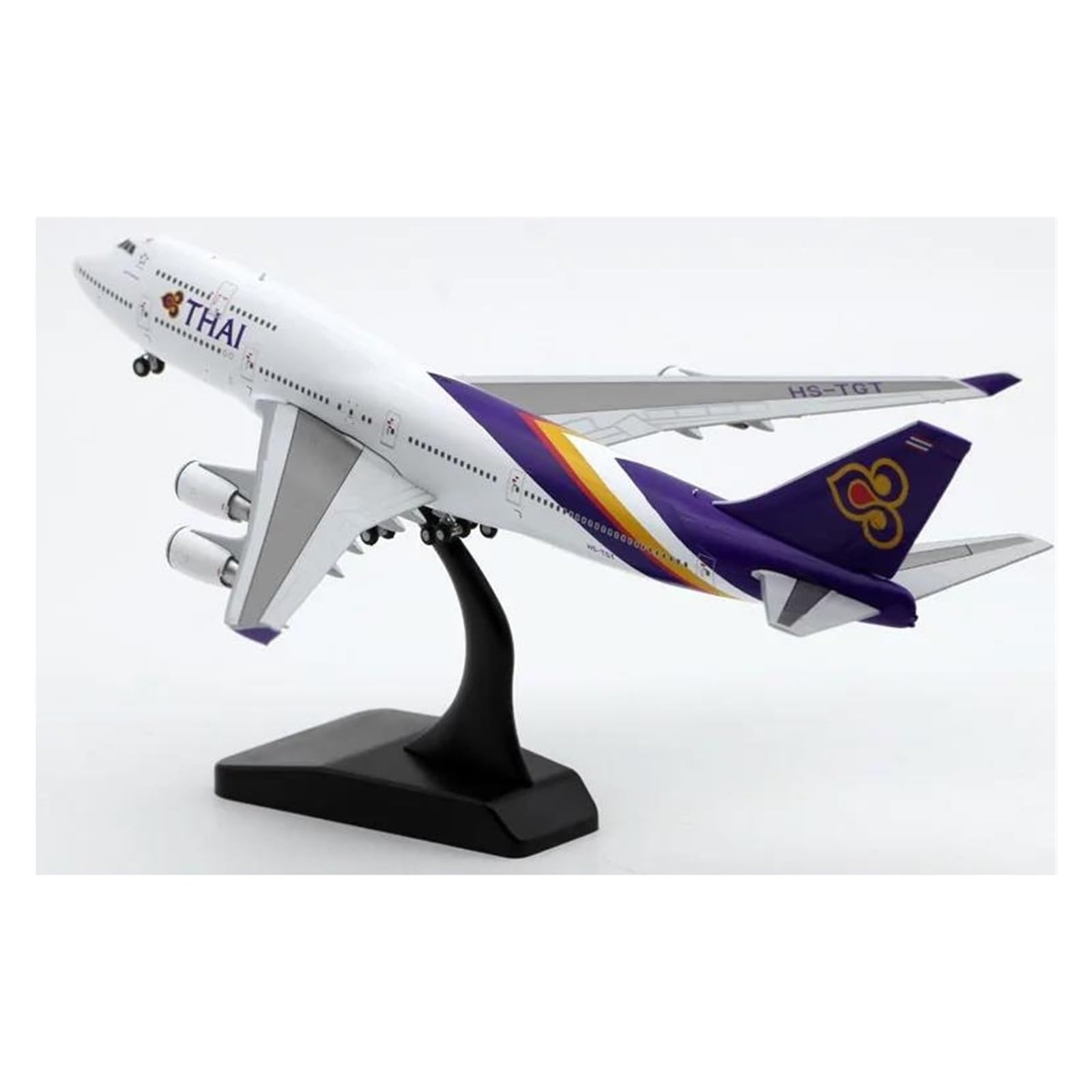 Samolot w skali 1:400 dla Thai Airways Boeing B747-400 Model samolotu Diecast Alloy Model samolotu Gotowy model pamiątek Nadaje się do wyświetlania