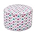 Produktbild KempKids Sitzsack für Kinderzimmer Sitzkissen (Poufs) Sitzauflagen Sitzgröße: 40 cm (Ø) x 25 cm (H) Herzen