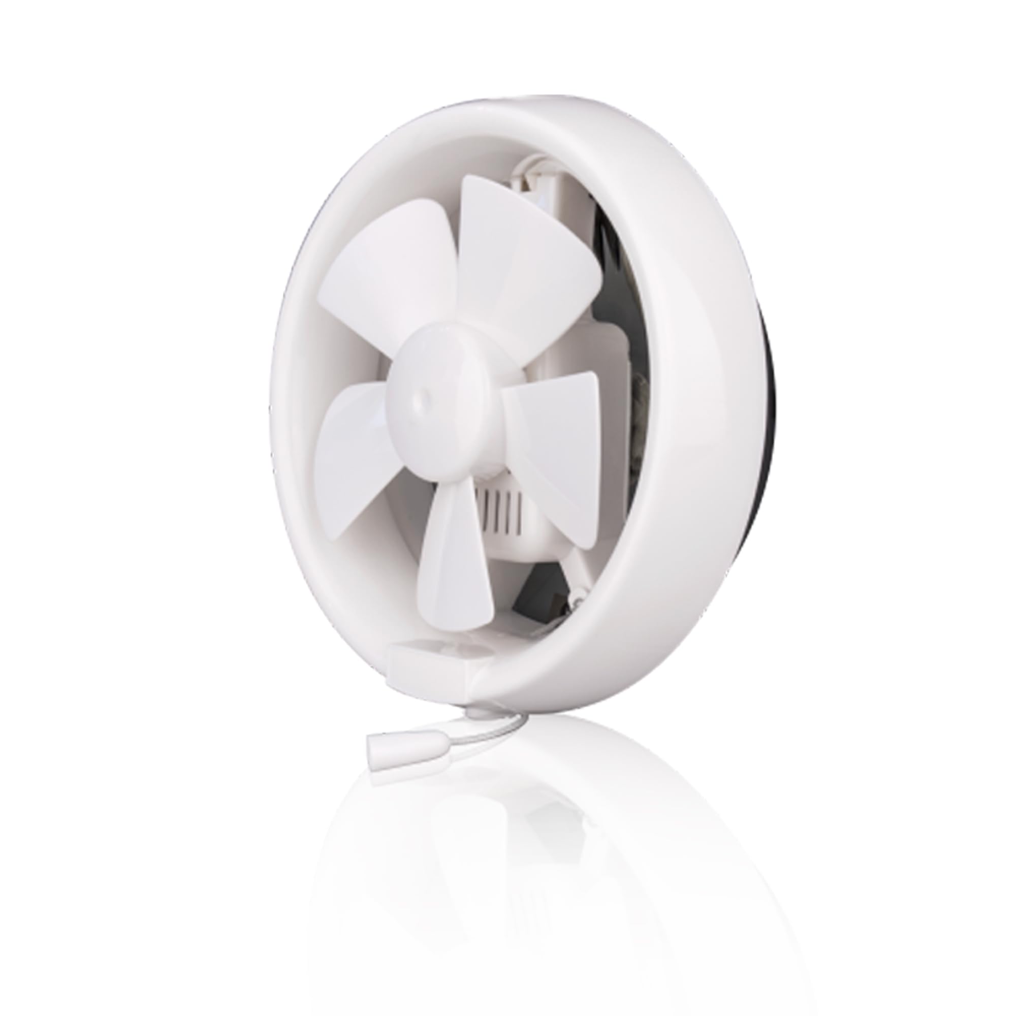 Round Connection 6 Inch Ventilation Fan 15W Powerful Exhaust FanQuiet Air Suction for Bathroom, Kitchen & Toilet High Airflow 210 m³/h Durable ABS Body, Easy Wall/Ceiling Mount