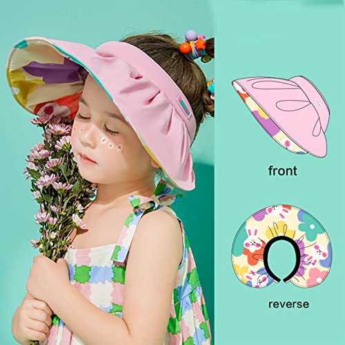 Bucket hat,Soft Brim for Shell Hat Parent-Child Beach Hat Print Empty Top Hat Breathable All-Match for Surprise3
