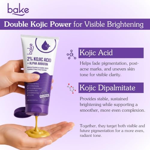 BAKE 2% Kojic Acid Face Wash 100ml - Image 6