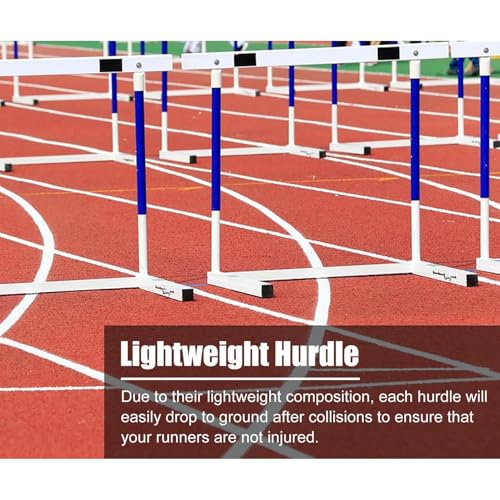 Matériel de parcours d'obstacles et haies athlétisme ajustables - 5