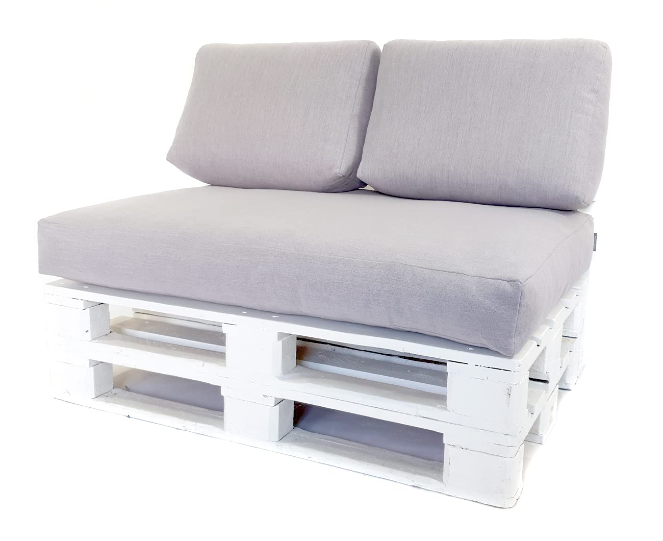 Cuscino per Pallet Euro MH-UQ-01 - Dimensioni 60 x 60 x 15 cm, Grigio Chiaro