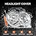 RUIANOMG Headlights Assembly Replacement For Jeep Grand Cherokee 2005 2006 2007, Chrome With Amber Reflector