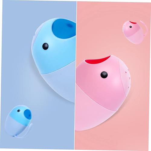 BESTonZON Baby Bath Wash Cup Egg Shape Shampoo Flusher for Infants Water Container for Shower and Travel Bath Accessories for Newborns