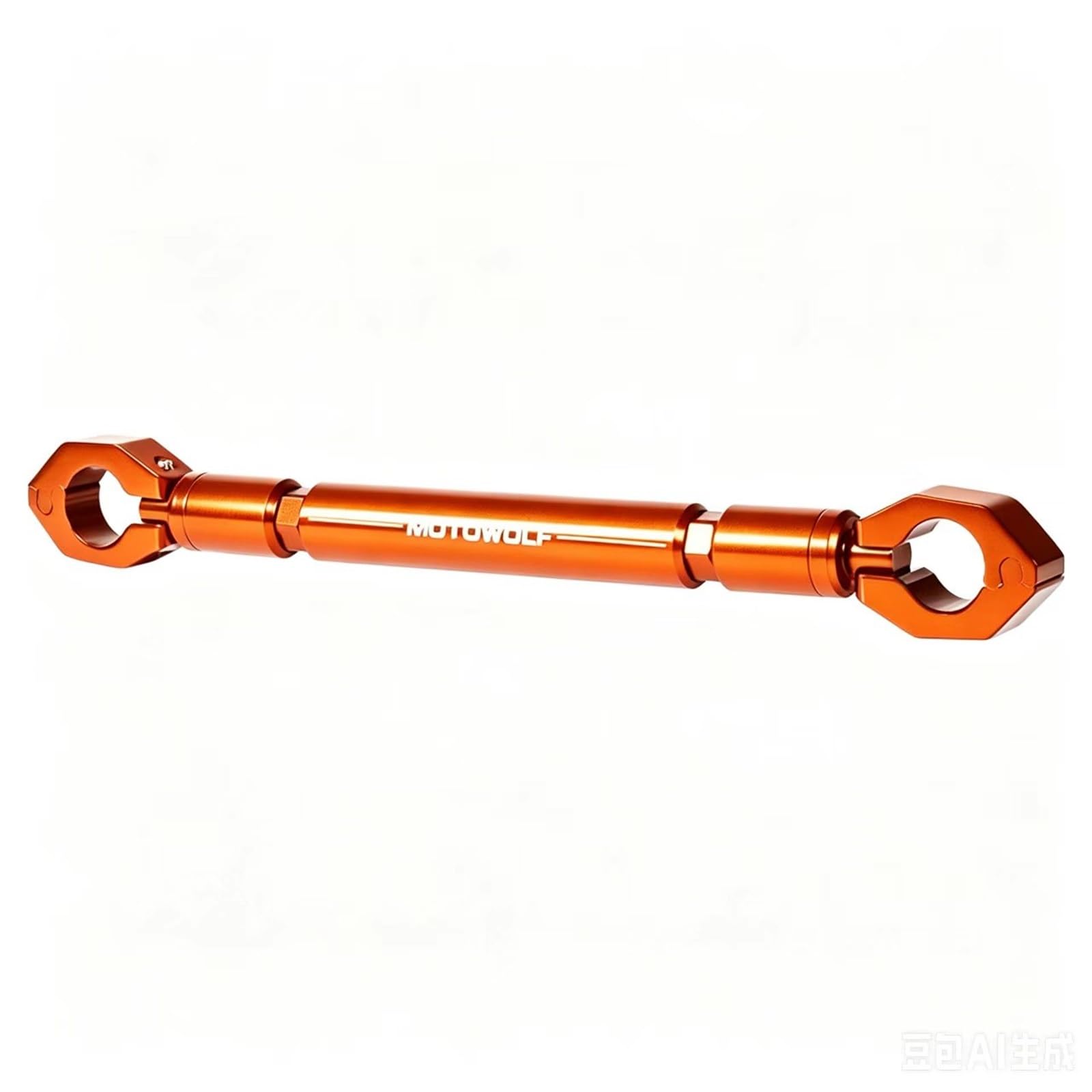 Uchwyty kierownicy motocyklowej Równowaga motocyklowa Uniwersalna poprzeczka 22 mm Wzmocnienie kierownicy Rozszerzone akcesoria do dźwigni wzmacniających motocykl(Orange)