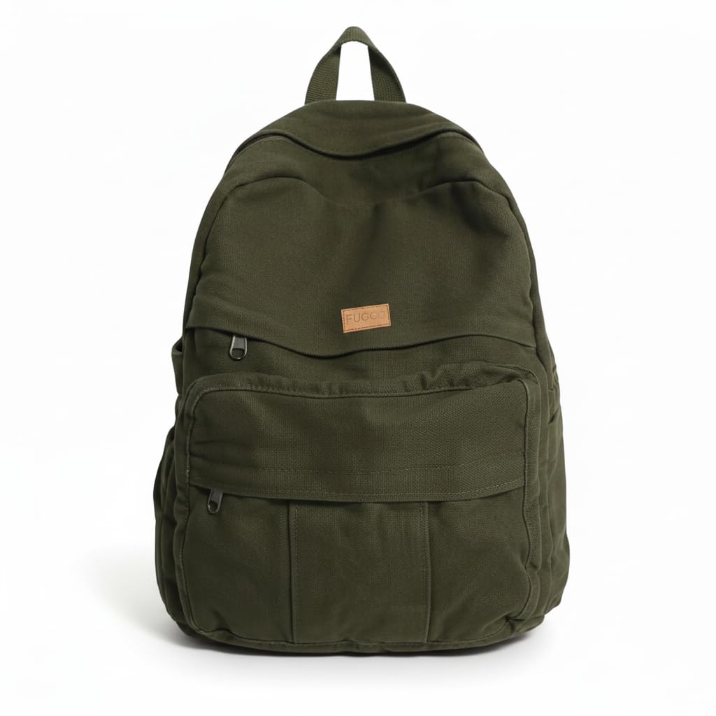 FUOCO School Bag for Boys Unisex Backpack, College, Office & Travel - Korean Design Laptop Bag for Men, Women, Boys & Girls - Executive, Small, Traveling Bag for Daily Use