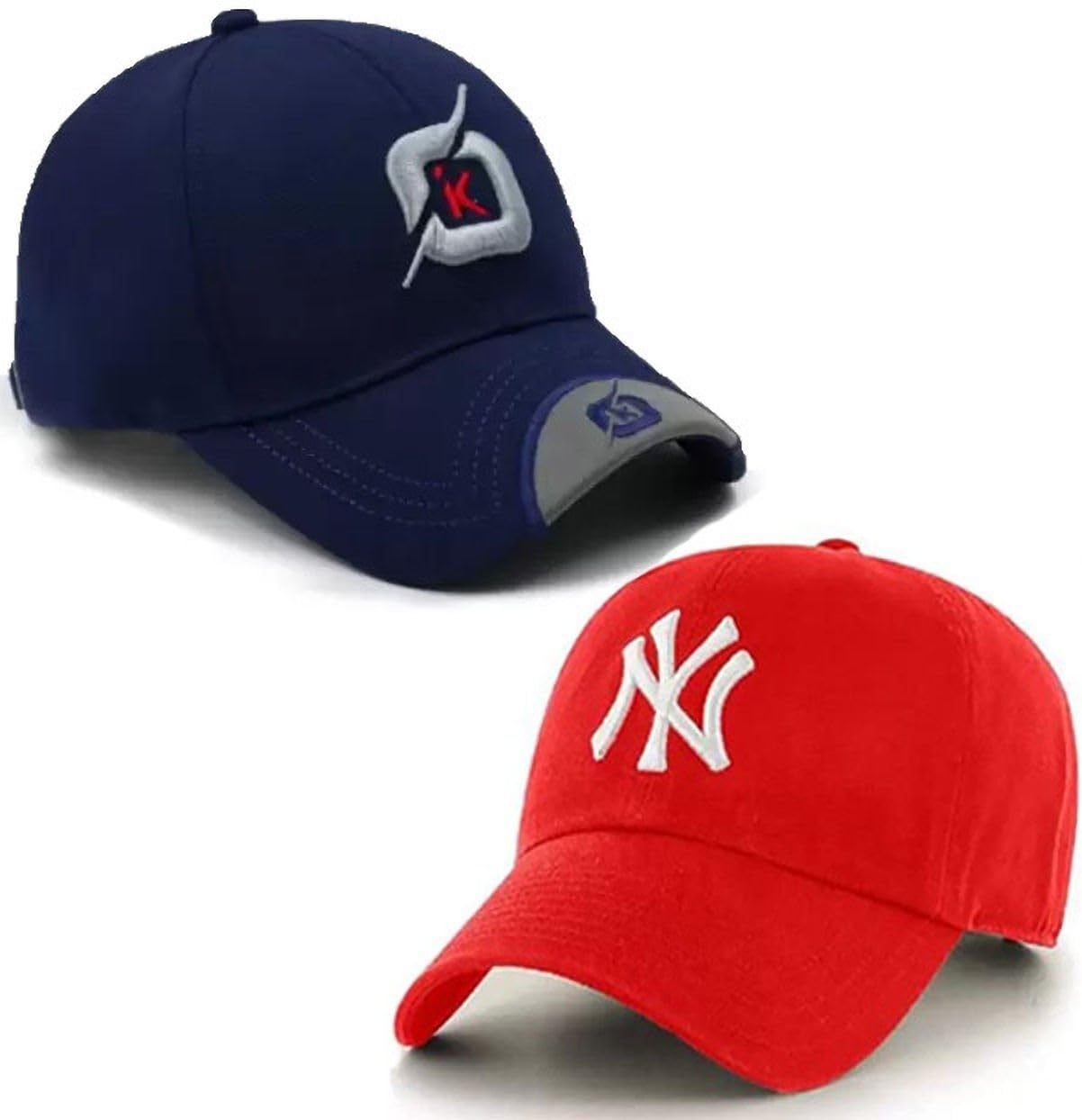 Baseball Cap for Men Original Adjustable Unisex Cap, Mens Caps Stylish, All Sports Type Caps or Hats, Free Size, UV Protection, Sports Cap for Men's, Outdoor Casual Wear (Pack of 2)-image-41