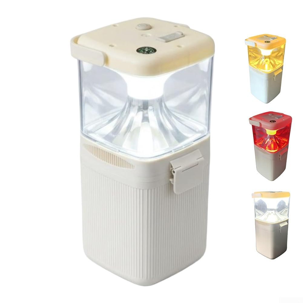 Linterna de agua salada, luz de camping de agua de mar, banco de energía de emergencia, cargador de teléfono USB, iluminación fuera de la red, equipo de supervivencia de huracán, linterna