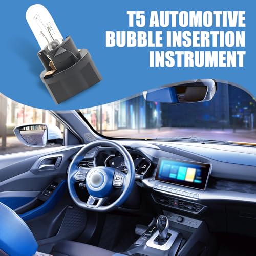 10 Lámparas de tablero T5 12V 1.2W halógenas blancas miniatura 5