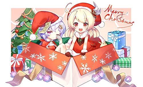 Totots Qiqi Adult Jigsaw Puzzle, Klee Children's Educational Jigsaw Puzzle, Genshin Impact Anime Jigsaw Puzzle, Handmade Decompression Jigsaw Puzzle Game, Cartoon Wooden Jigsaw Puzzle (Size : 1500)