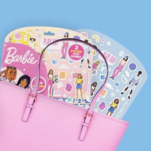 Image of Horizon Group USA Puffy Sticker Playset for Kids, Barbie