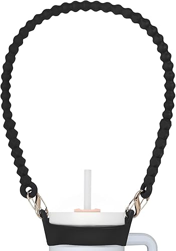 Accesorios deportivos para tazas con asa de botella de agua, portador y soporte con correa, silicona suave y duradera, se adapta a la mayoría de