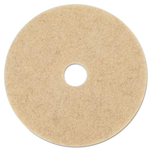 3M 19008 Ultra High-Speed Natural Blend Floor Burnishing Pads 3500,