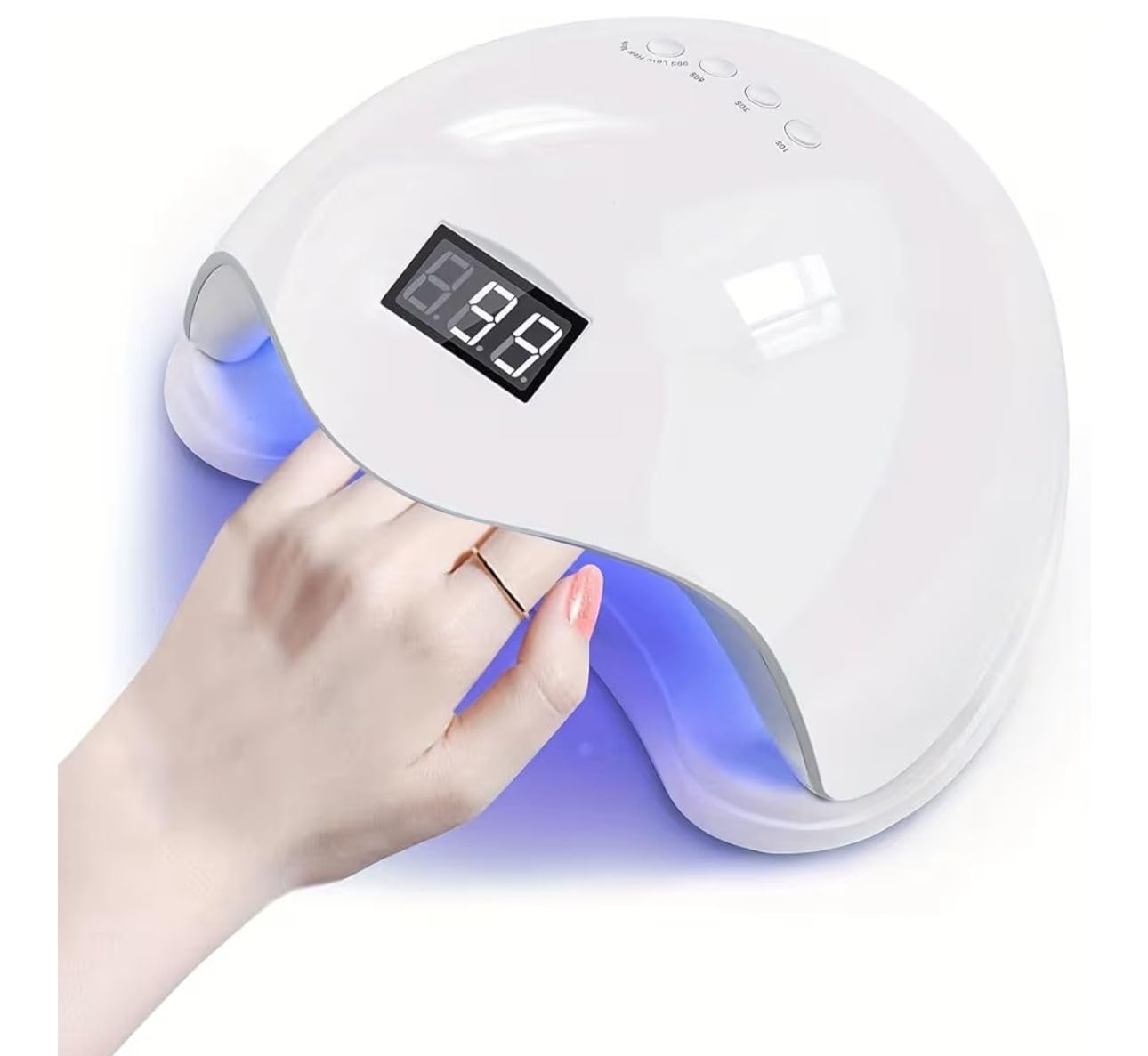 Professional 3-in-1 Gel Nail Polish Uv Light Lamp SUN 5 UV 48W 24 LEDs Automatic Sensor LED UV Nail Dryer Nail Curing Nail Art Lamp Manicure Pedicure Tool.-image-16
