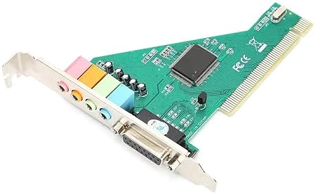 XIKKART PCI-E PCI Express 5.1 Channel 3D Audio Stereo Internal PCI 4 Channels Digital Sound Card 5.1 Solid Capacitors CMI8738 Chipset Expansion…