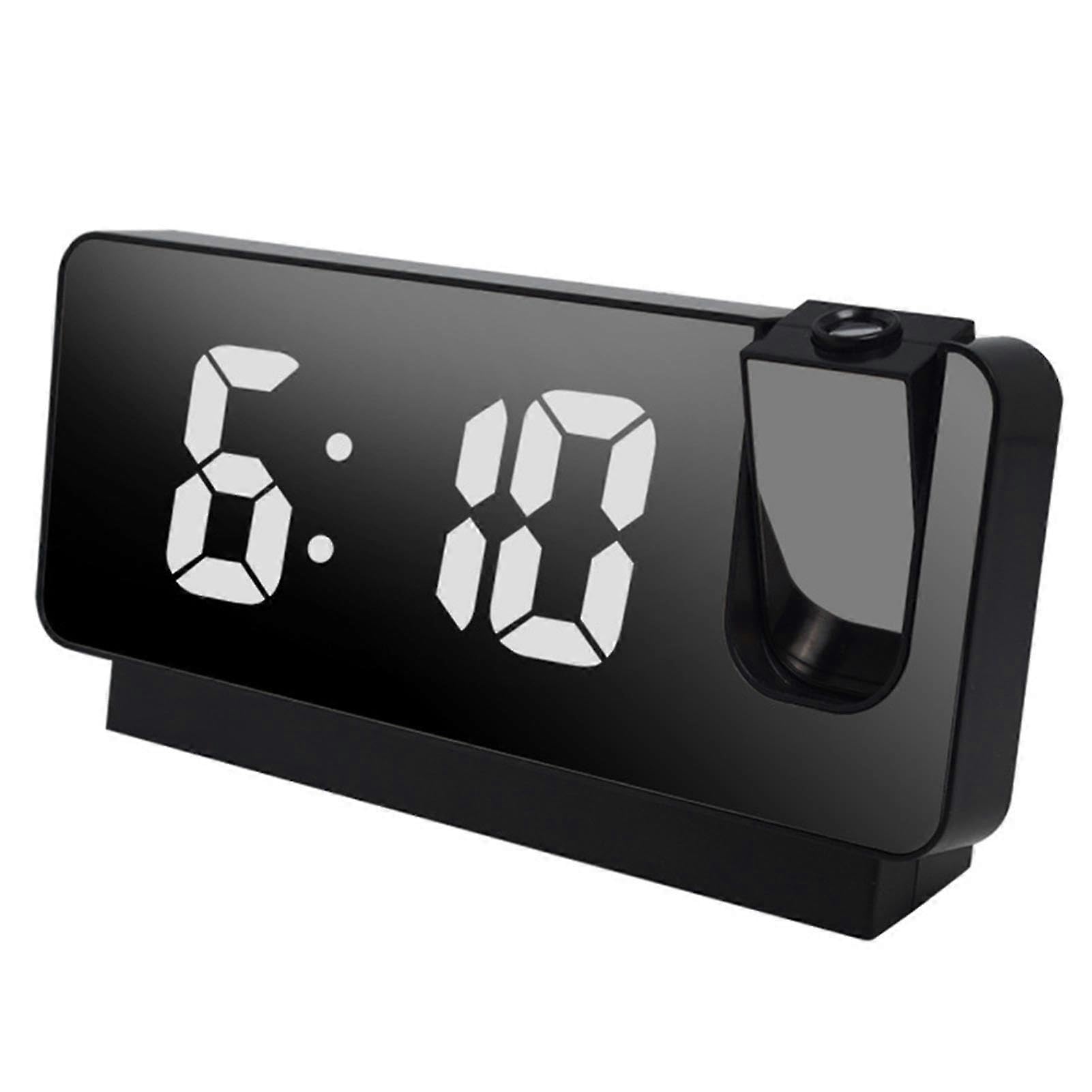 JOYHAPPST Smart Digital Projection Clock Adjustable Mute Automatic Desktop Led Alarm Clock