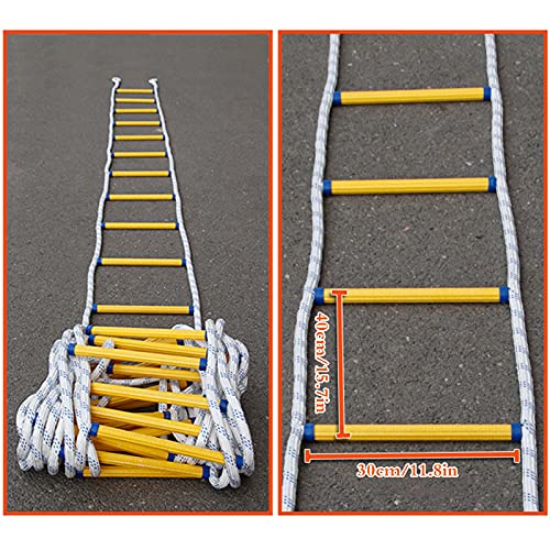 Échelle de corde de sécurité de 35m pour secours incendie portable - 3