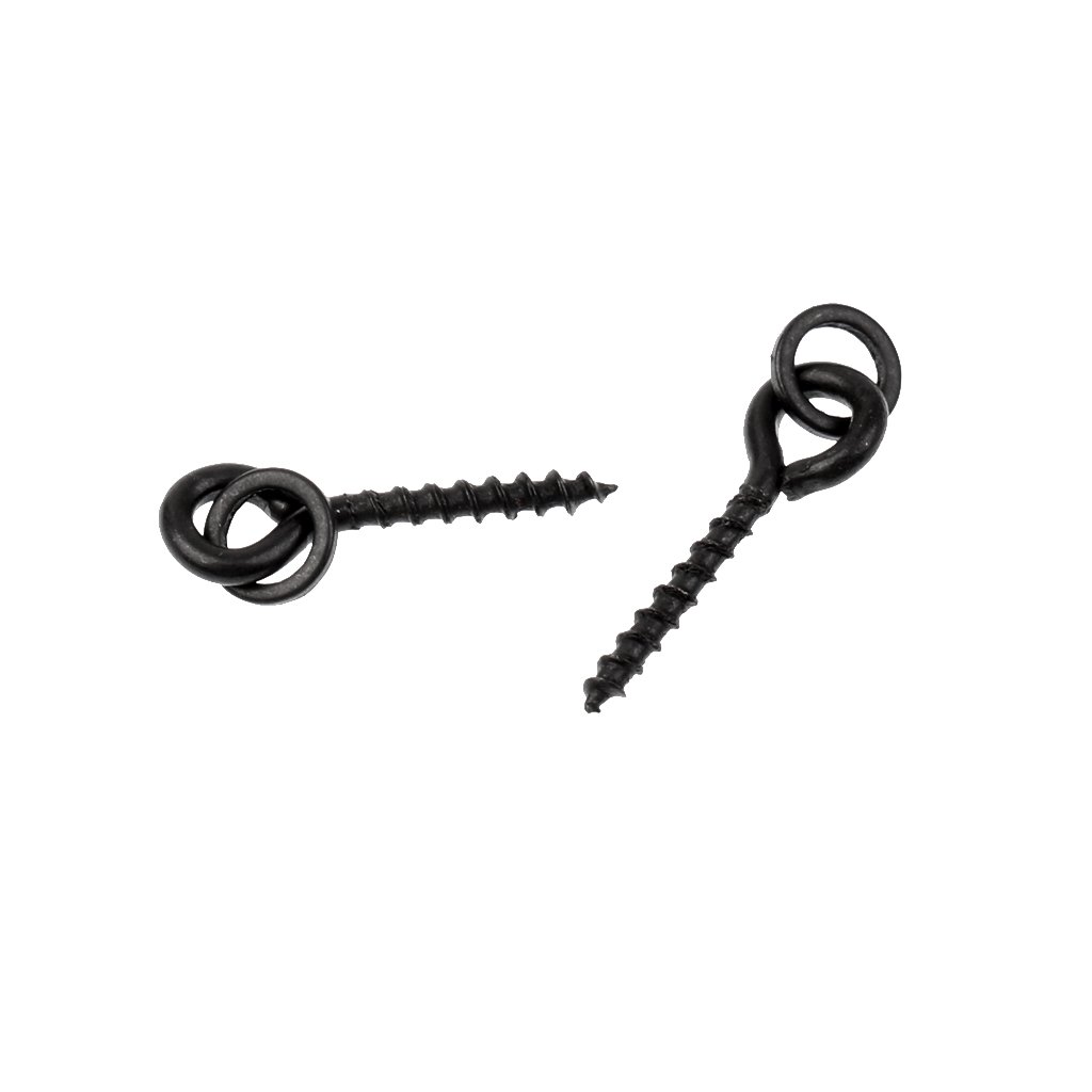 bnf® 50 Pieces 13mm Carp Fishing Chod Boilie Screw with Ring Pop Up Peg Pellet Holder Bait Stop Matte Black Terminal Tackle | Fishing | Terminal Tackle | Swivels & Snaps-image-19