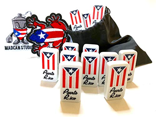 Puerto Rico Dominoes Flag Domino Set miniatura 4