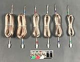 6 Speaker Wires/Cables/Cords for Select Panasonic Home Theater System or Sound Bar; 6 PCs; Total 86ft; 4.2mm Connector (Plug); 18 AWG Wire;