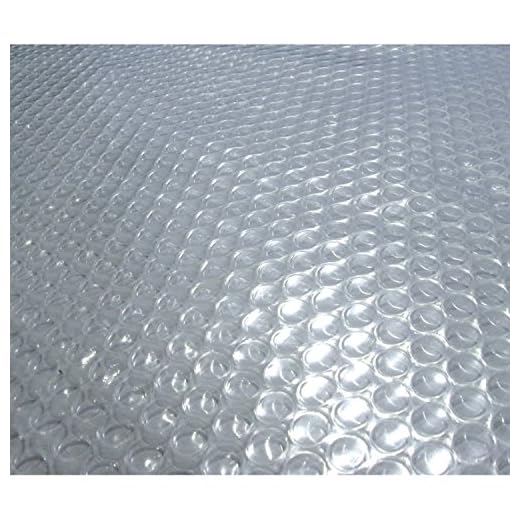 Blue Wave NS488 12-mil Solar Blanket for Round Above-Ground Pools, 28-ft, Clear