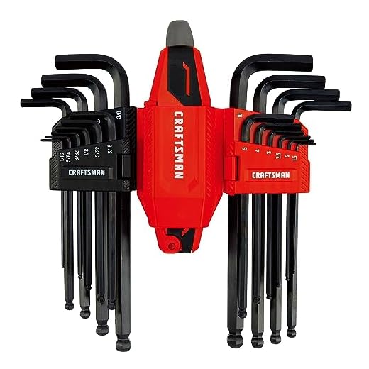 CRAFTSMAN Universal L-to-T Allen Wrench Hex Key Set, 20 Piece (CMHT26028)
