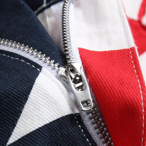 Men's American Flag Stars Stripe Print Jeans4