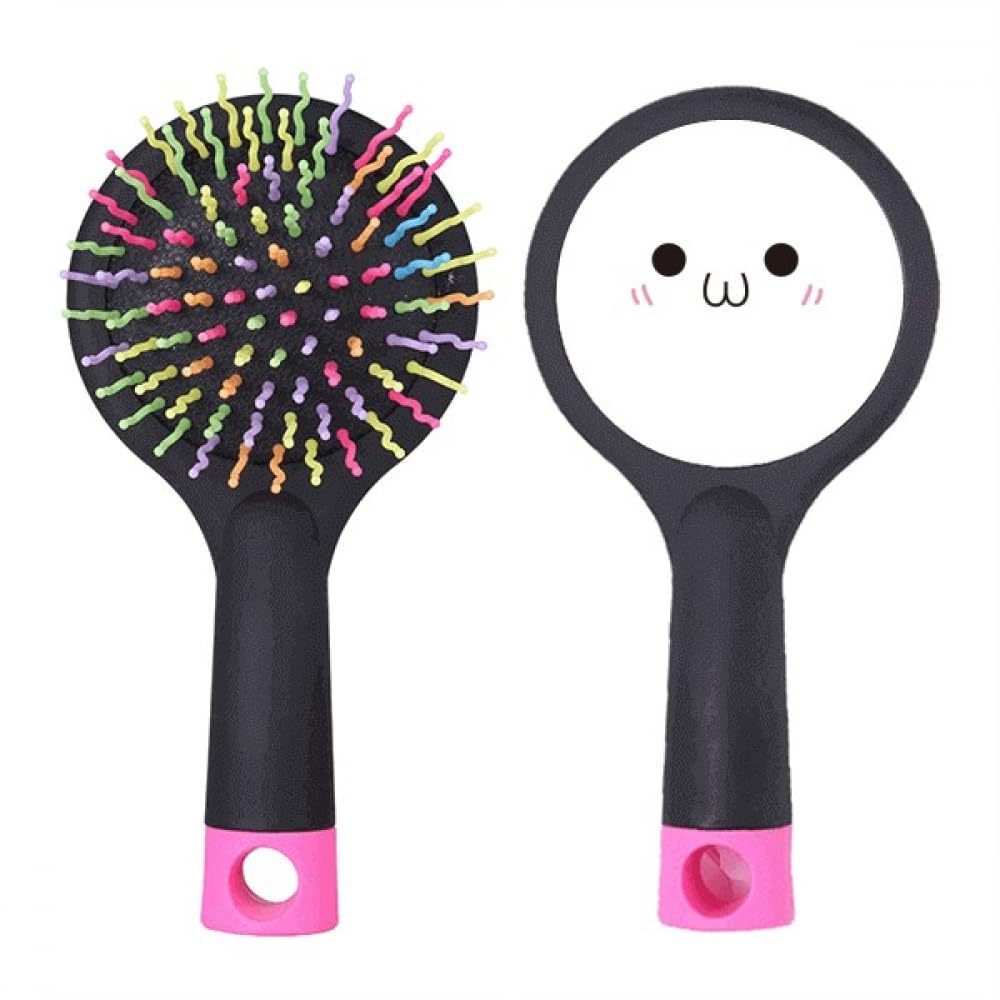 Brosse démêlante coussin anti-casse style Art Déco pour discipliner les nœuds rebelles