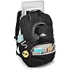 High Sierra Swoop Backpack with Laptop Pocket + Tablet Sleeve, Fits most 17 Laptops, 30L, Black