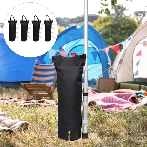 Sacs de lestage pour tonnelle DOITOOL noirs 600D | Qualité durable pour fixation - 8
