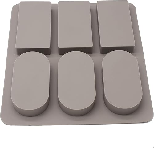 Miniatura 2 de X-Haibei Rectángulo redondo aromaterapia cera vela yeso jabón epoxi silicona molde