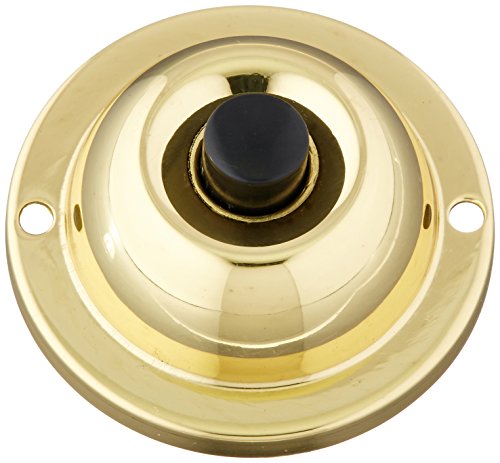 Edwards Signaling 603 Low Voltage Push Button, Solid Brass