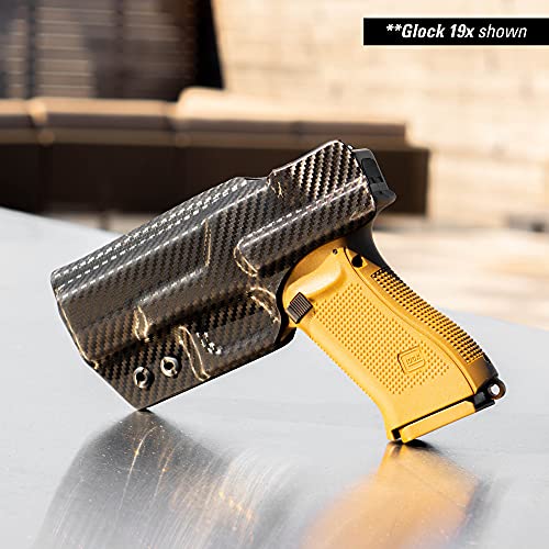 Clip & Carry Iwb Kydex Holster For The Glock 43 And Glock 43X - Inside Waistband Concealed Carry - Audible Click Retention - Adjus. Cant - Claw Compatible - Usa Veteran Made #TOP5