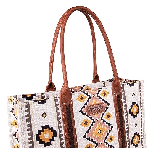 Image of Wrangler Tote Bag for Women Western Purse and Aztec Satchel Handbag