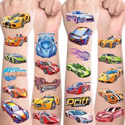 Cars Tattoos für Kinder,10 Blätter Auto...