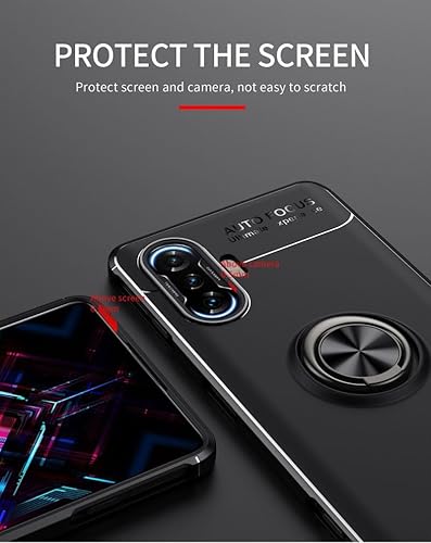 Miniatura 6 de RedMi-K40-Game Plus - Funda delgada de TPU para teléfono + funda de teléfono Softbox de PC, protección de cámara y protección de pantalla, soporte